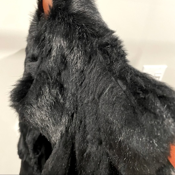 Michael Kors Real Rabbit Fur Vest - RARE Women Fitted Coat Size Medium - Picture 13 of 14